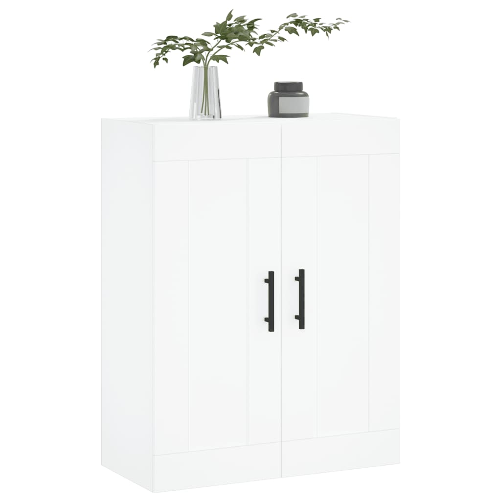 Wandschrank Weiß 69,5x34x90 cm Holzwerkstoff