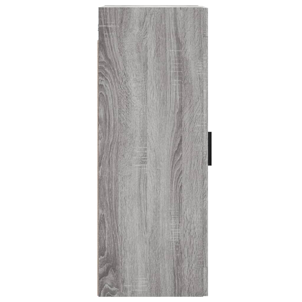 Wandschrank Grau Sonoma 34,5x34x90 cm Holzwerkstoff