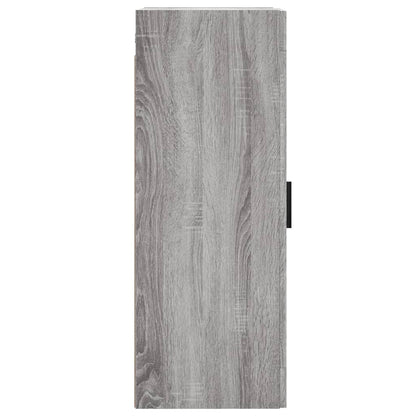 Wandschrank Grau Sonoma 34,5x34x90 cm Holzwerkstoff