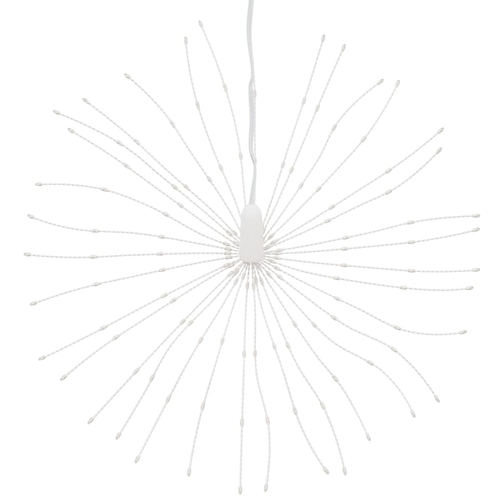 Weihnachtsbeleuchtungen Feuerwerk 8 Stk. 140 LEDs Kaltweiß 17cm