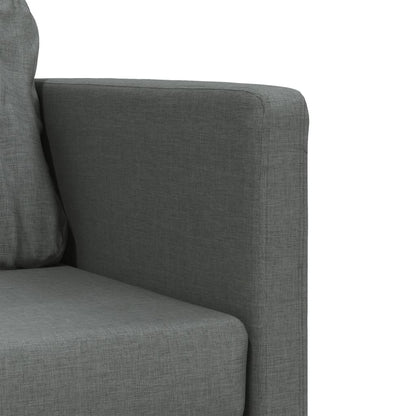 Bodensofa mit Schlaffunktion Dunkelgrau 112x174x55 cm Stoff