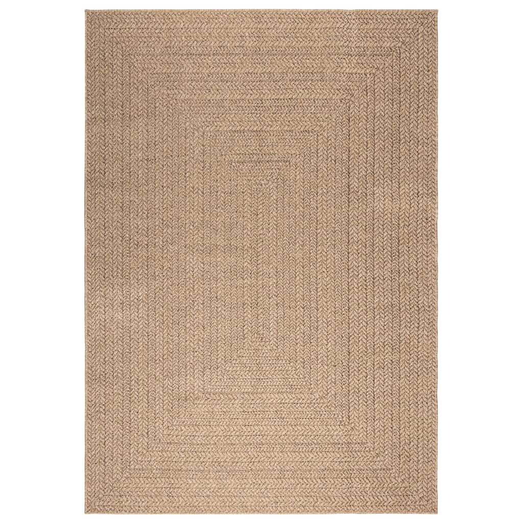 Teppich 160x230 cm Jute-Optik Innen und Außen