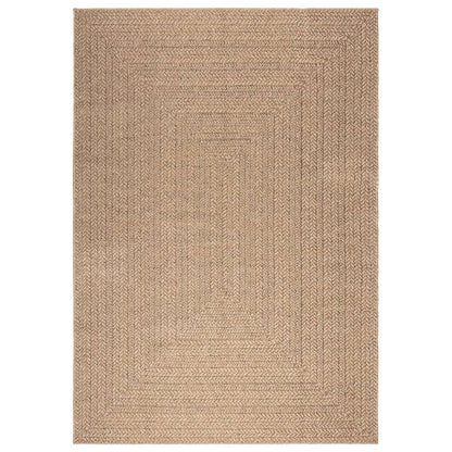 Teppich 160x230 cm Jute-Optik Innen und Außen