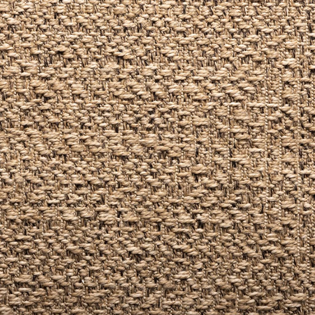 Teppich 160x230 cm Jute-Optik Innen und Außen