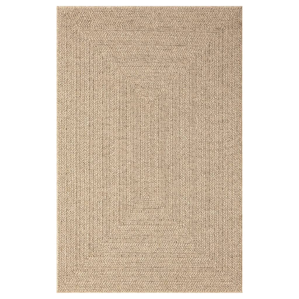 Teppich 200x290 cm Jute-Optik Innen und Außen