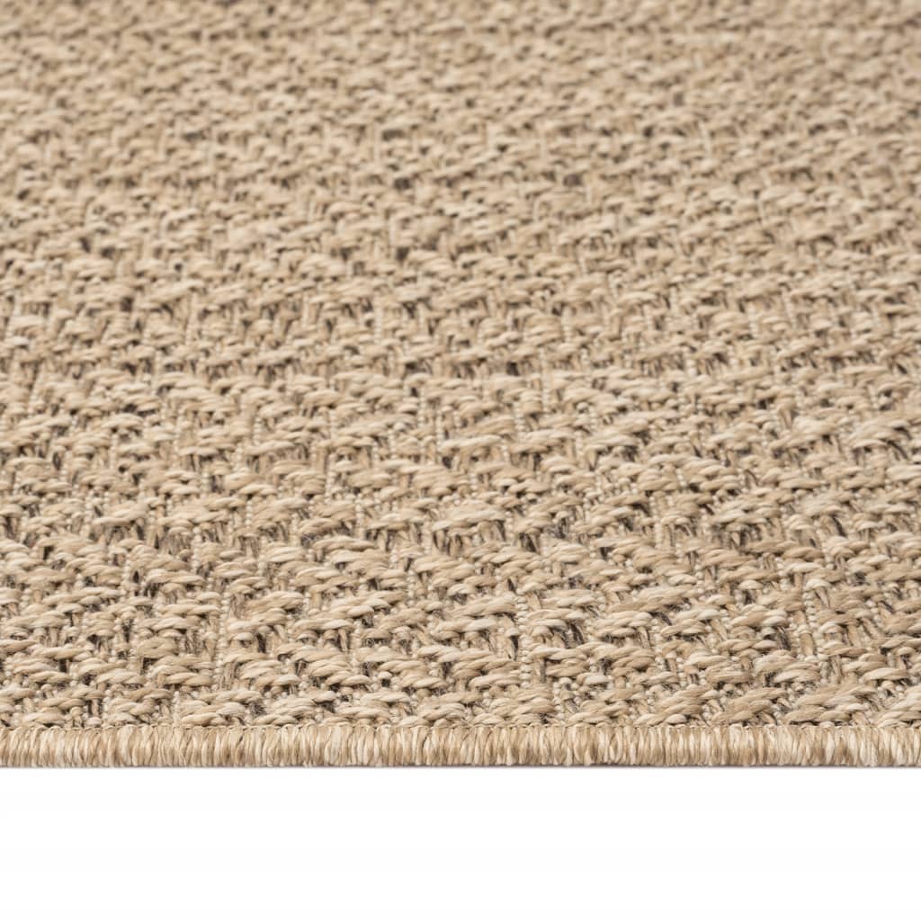 Teppich 200x290 cm Jute-Optik Innen und Außen