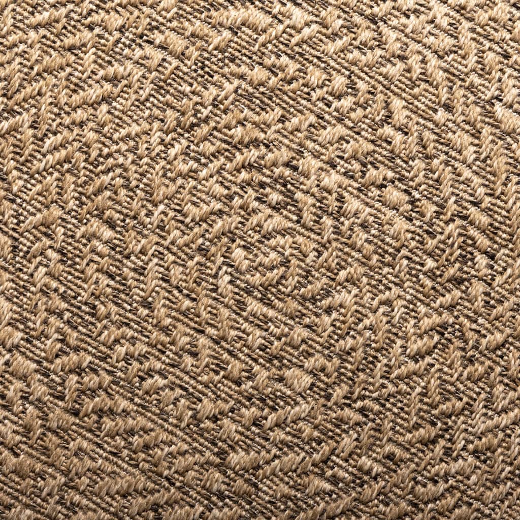 Teppich 160 cm Jute-Optik Innen und Außen