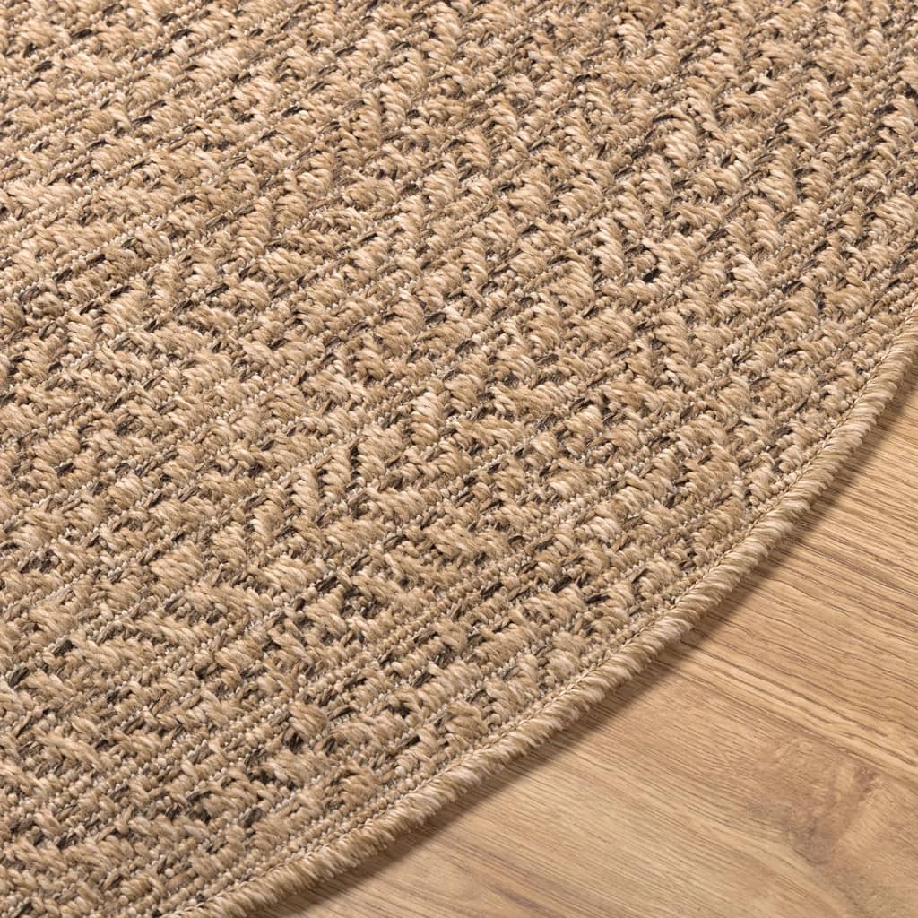 Teppich ZIZUR 160 cm Jute-Optik Indoor und Outdoor