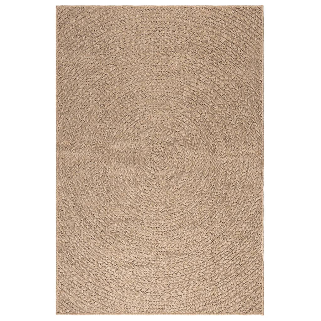 Teppich ZIZUR 120x170 cm Jute-Optik Indoor und Outdoor