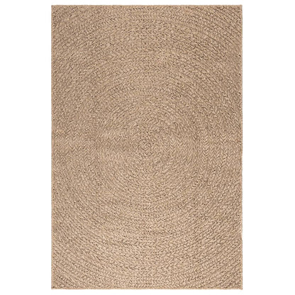 Teppich ZIZUR 120x170 cm Jute-Optik Indoor und Outdoor