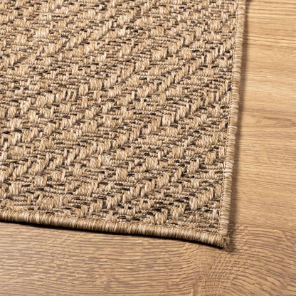 Teppich ZIZUR 120x170 cm Jute-Optik Indoor und Outdoor