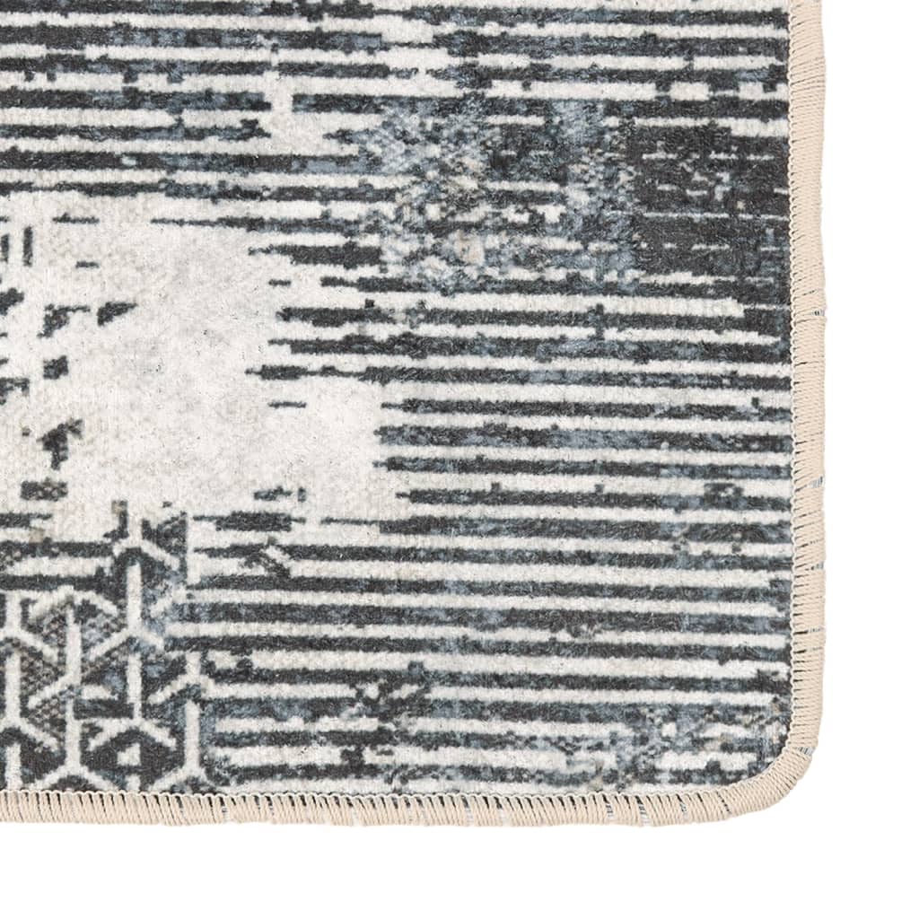 Teppich Waschbar Mehrfarbig 190x300 cm Rutschfest