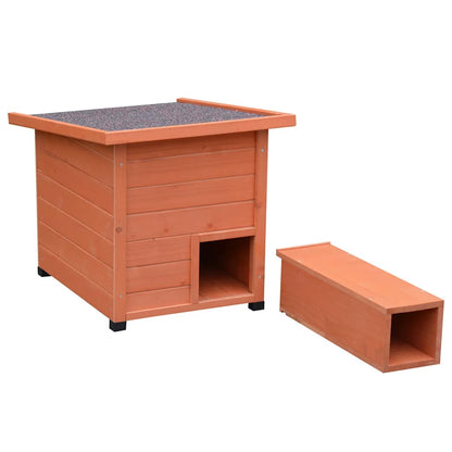 @pet Igelhaus XL 53x65x52cm Holz Braun