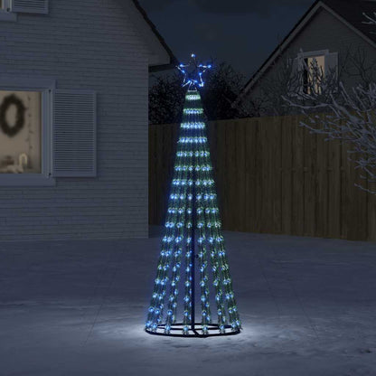 Albero di Natale a LED, 275 LED, blu, 180 cm