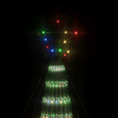 LED Weihnachtsbaum 275 LEDs Mehrfarbig 180 cm