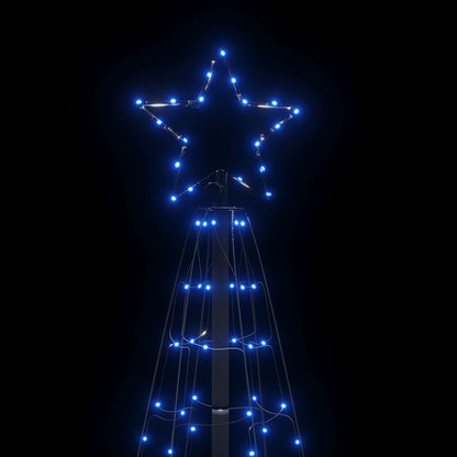 LED-Weihnachtsbaum mit Erdspießen 220 LEDs Blau 180 cm