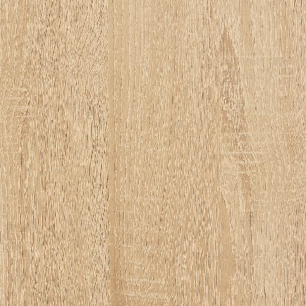 Wandregale 2 Stk. Sonoma-Eiche 80x15x15,5 cm Holzwerkstoff