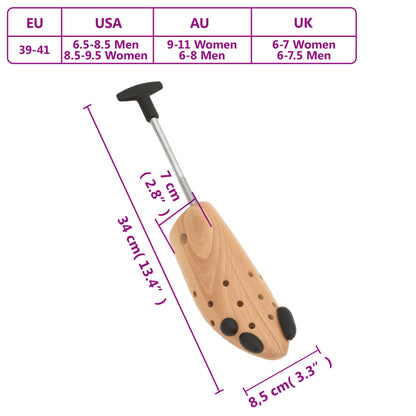 Schuhspanner EU 39-41 Massivholz Buche