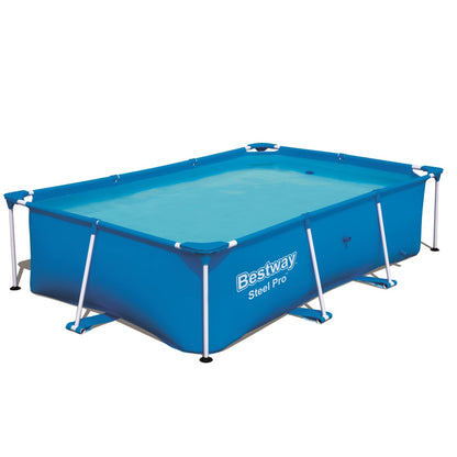 Steel Pro Schwimmingpool mit Stahlrahmen 259x170x61 cm 56403