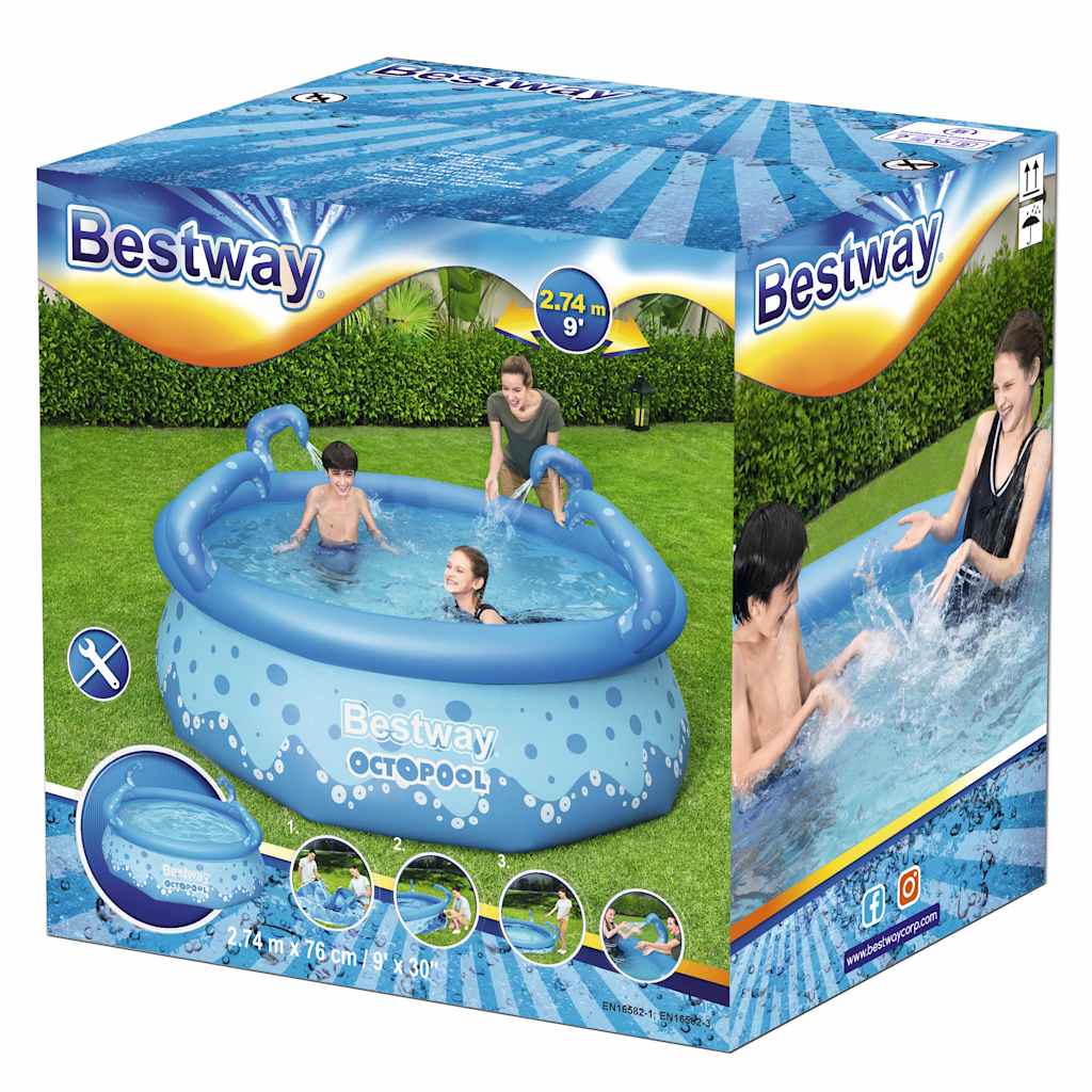 Bestway Easy Set Swimmingpool OctoPool 274x76 cm