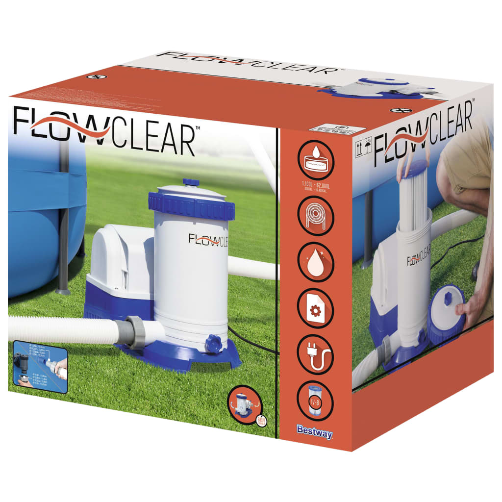 Bestway Pool-Filterpumpe Flowclear 9463 L/h