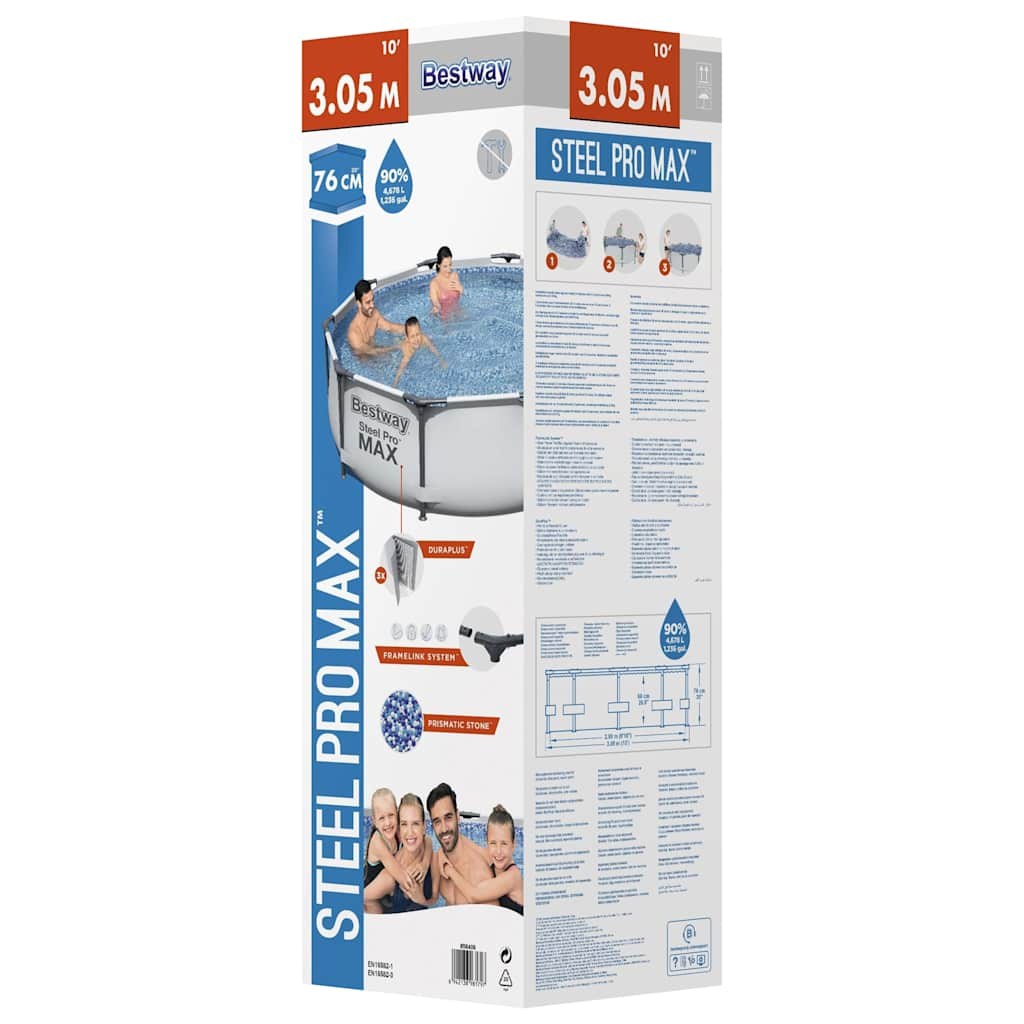 Bestway Steel Pro MAX Pool-Set 305x76 cm