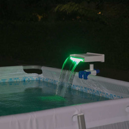 Bestway LED-Wasserfall für Pools Flowclear Beruhigend