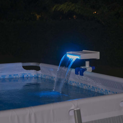 Bestway LED-Wasserfall für Pools Flowclear Beruhigend