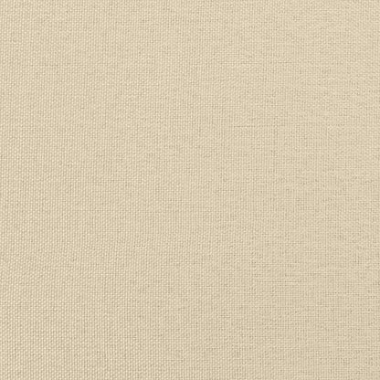 Sessel mit Hocker Creme 60 cm Stoff