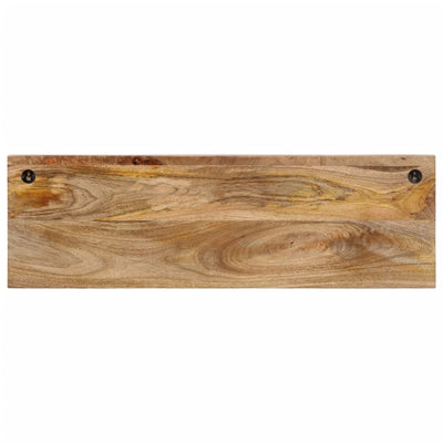 Wandgarderobe mit 5 Haken Massivholz Mango