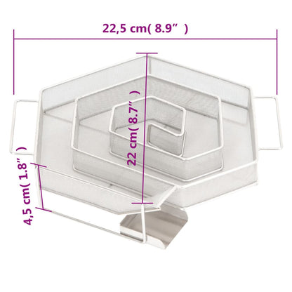 Kaltrauchgenerator 6-Seitig 22,5 cm Edelstahl