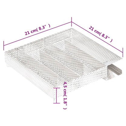 Kaltrauchgenerator 5-Kammer 21 cm Edelstahl