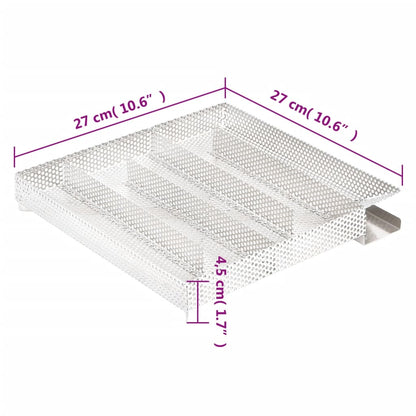 Kaltrauchgenerator 5-Kammer 27 cm Edelstahl