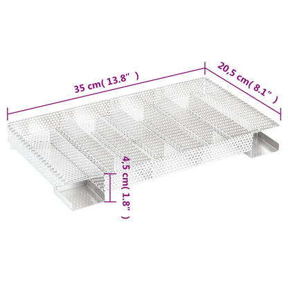 Kaltrauchgenerator 8-Kammer 35 cm Edelstahl