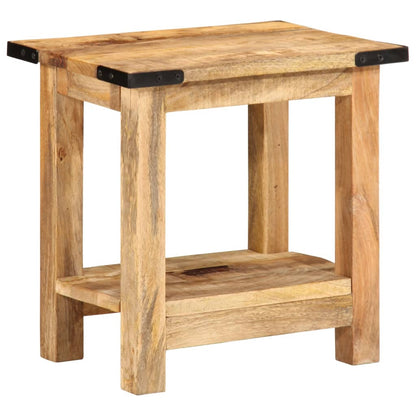 Beistelltisch 40x30x40 cm Raues Massivholz Mango