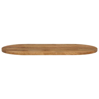 Tischplatte 110x50x3,8 cm Oval Massivholz Mango