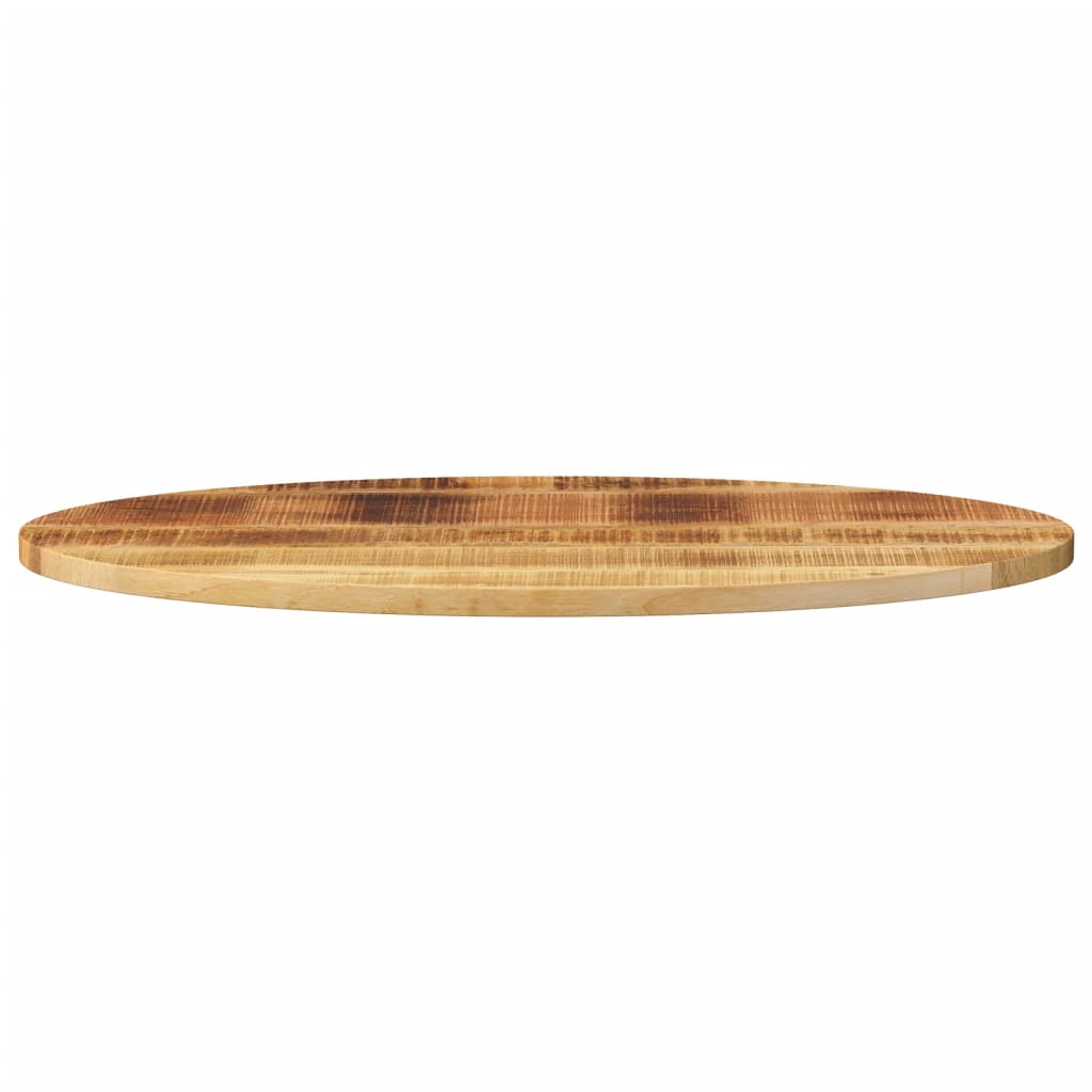 Tischplatte 100x40x2,5 cm Oval Massivholz Mango