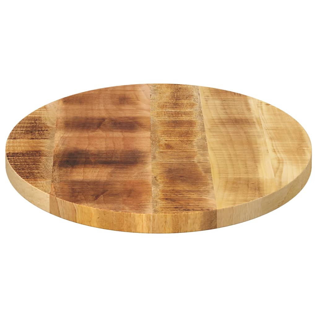 Tischplatte 100x40x2,5 cm Oval Massivholz Mango