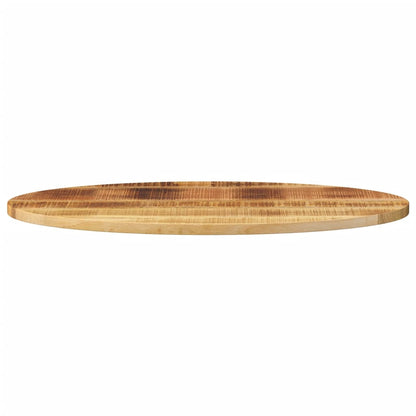 Tischplatte 110x50x2,5 cm Oval Massivholz Mango