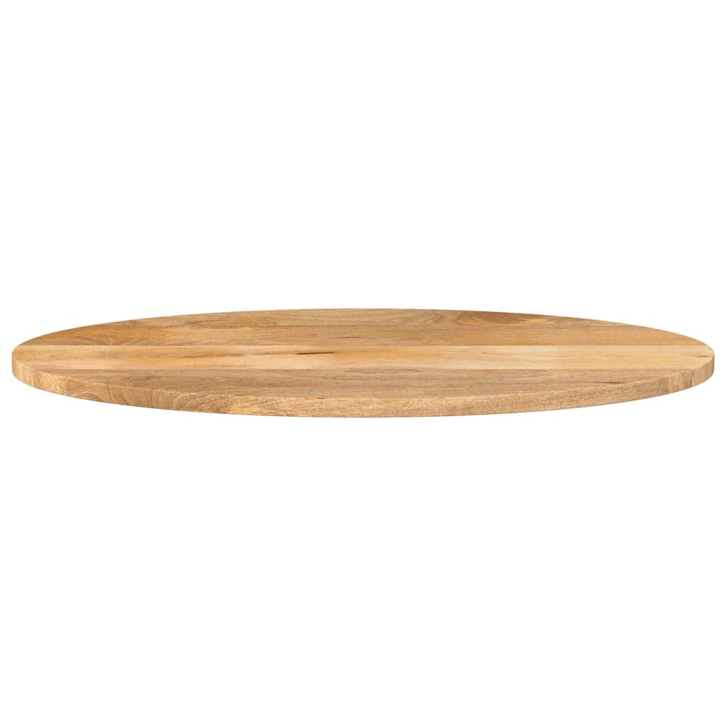 Tischplatte 100x40x2,5 cm Oval Massivholz Mango