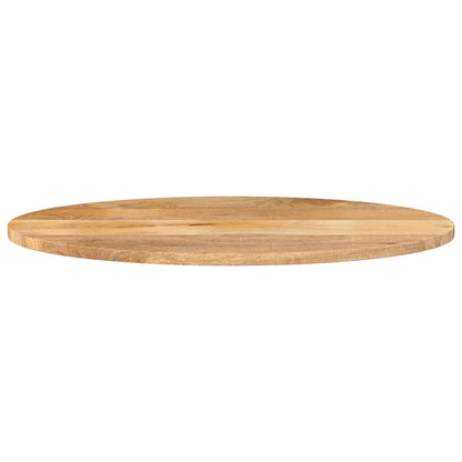 Tischplatte 100x40x2,5 cm Oval Massivholz Mango