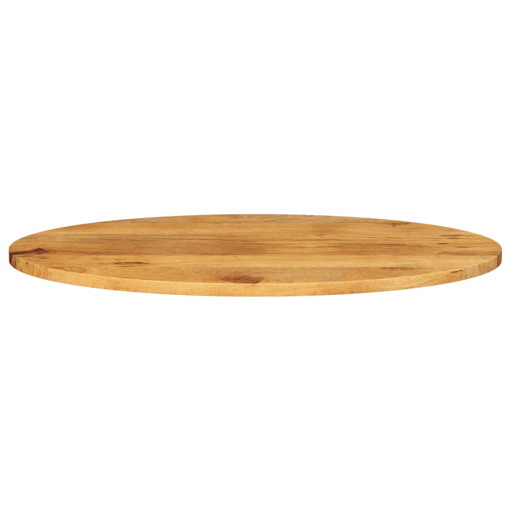 Tischplatte 80x40x2,5 cm Oval Massivholz Mango