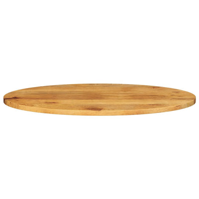 Tischplatte 100x40x2,5 cm Oval Massivholz Mango