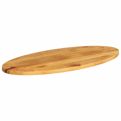 Tischplatte 110x50x3,8 cm Oval Massivholz Mango