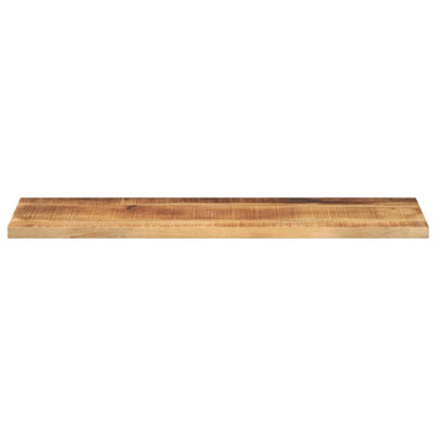 Tischplatte 100x40x2,5 cm Rechteckig Raues Massivholz Mango