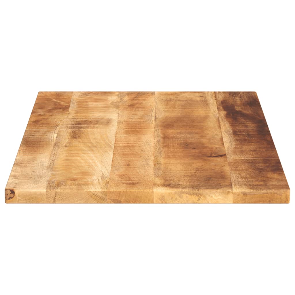 Tischplatte 100x50x2,5 cm Rechteckig Raues Massivholz Mango