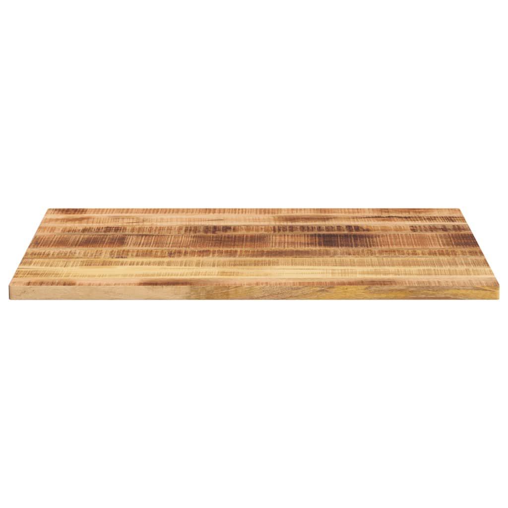 Tischplatte 90x80x2,5 cm Rechteckig Raues Massivholz Mango