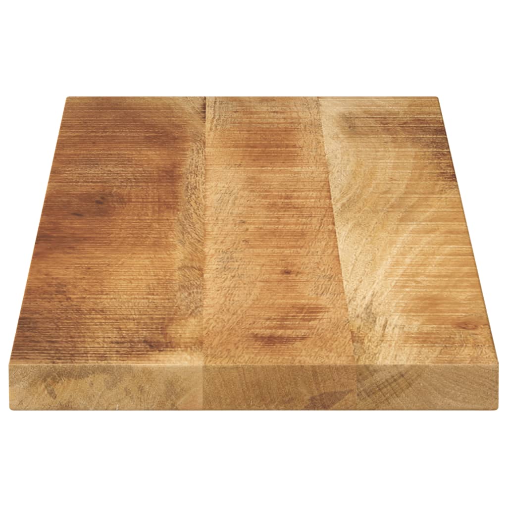 Tischplatte 80x40x3,8 cm Rechteckig Raues Massivholz Mango