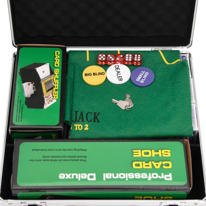 Set di fiches da poker 600 pezzi 11,5 g