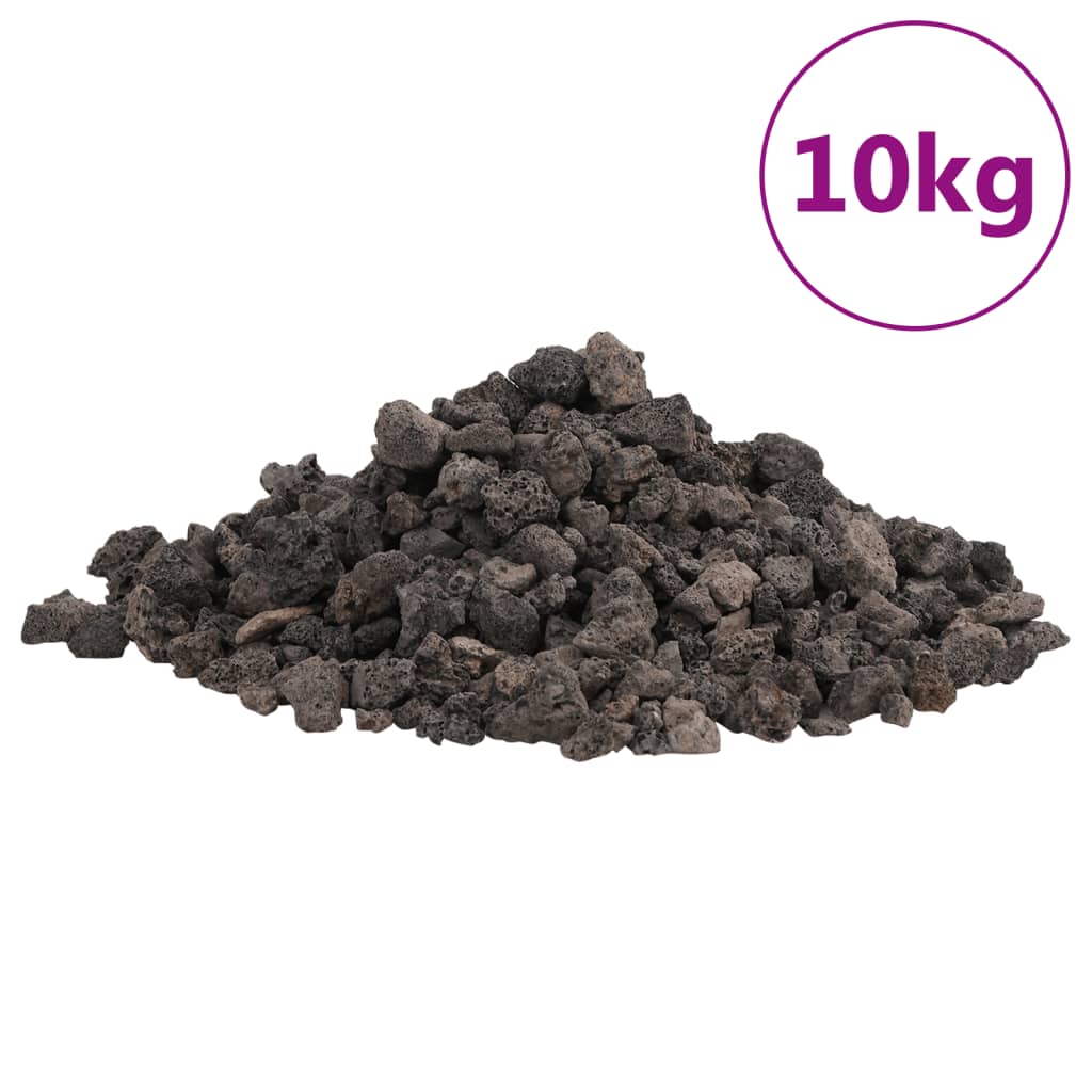 Lavagranulat 10 kg Schwarz 1-2 cm